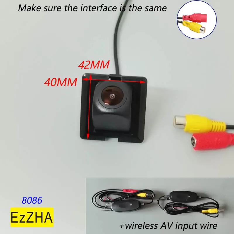 

EzZHA CCD HD Fisheye Rear View Camera For Toyota Land Cruiser Prado (150) 2009 2010 2011 2012 2013 2014 2015 2016 Car