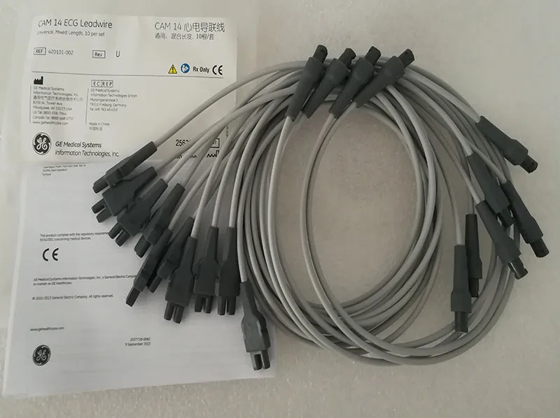 GE original MAC5000 ECG lead wire 10 pieces/set  Order number 420101-002