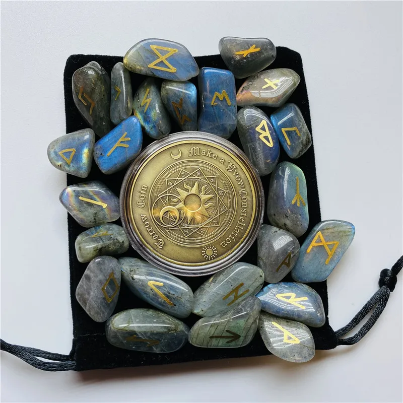 Natural Labradorite  Crystal Rune Stone Lrregular Divination Fortune-telling Healing Meditation Gift Collection