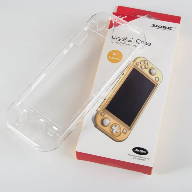 Прозрачный чехол из поликарбоната с кристаллами, защитный чехол, рамка, прозрачный защитный чехол для аксессуаров игровой консоли Nintendo Switch Lite