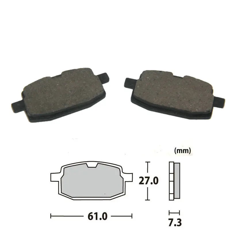 

Pair Front Disc Brake Pads For GY6 49cc 50cc Moped Scooter Part Yamaha Jog90cc Front Brake Caliper Pads