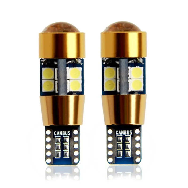 2Pcs Amber Car Position Parking Lights T10 168 194 2825 W5W 19SMD LED Light Bulb Car width indicator LED constant current