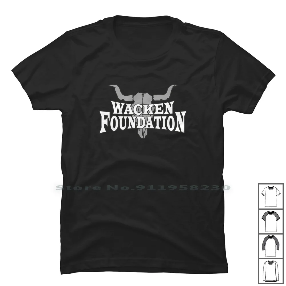 Wacken Tour T Shirt 100% Cotton Heavy Metal Battle Music Metal Tour Song Sing Band 2019 To Music