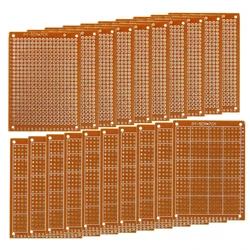 20 PCS Paper Composite PCB Boards (5 cm x 7 cm) Universal Breadboard Single Sided Printed Circuit Board Copper Perfboard