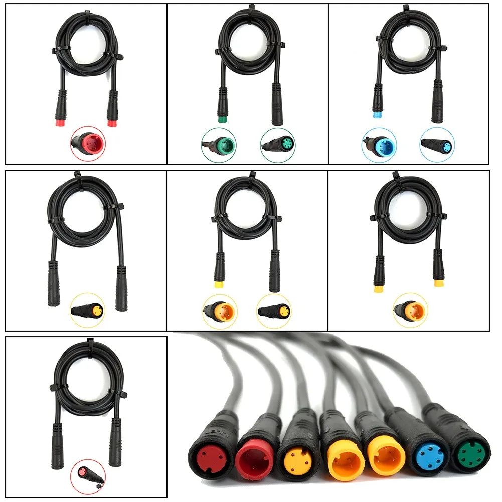 

Signal Line Extension Cord Connector Display Ebike Line New Replacement Signal 2/3/4/5 Tool Accessories Waterproof