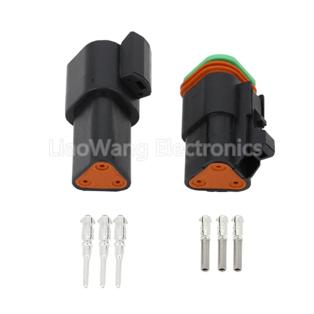 1 Set Schwarzer Deutsch DT Steckverbinder DT06-2S/DT04-2P 3P 4P 6P 8P Wasserdichter Elektrischer Stecker für Automotoren mit Pins 22-16AWG – Detail 12