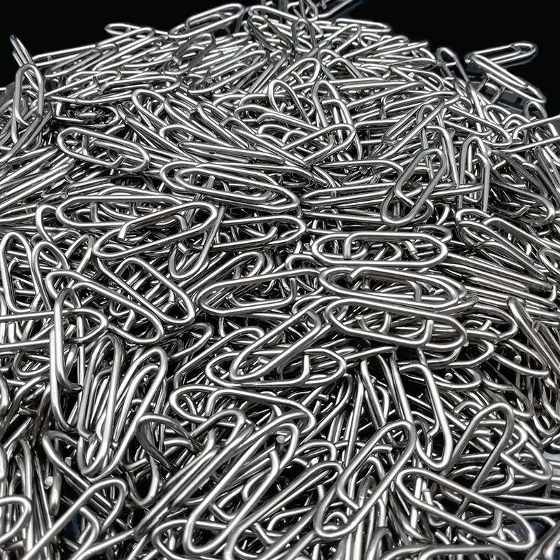 1000pcs 18/24/28MM Stainless Steel Snap Pin Bearing Rolling Swivels Connector Gear For Fishhook Lure Tackle Accessories Pesca