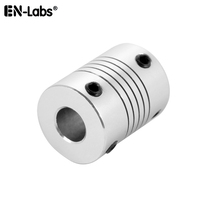 3D Printer Flexible Coupling 5x8x25mm NEMA 17 Stepper Motor Encoder Shaft Coupler,CNC flexible coupling 8mm x 5mm 8x8 10x6.35mm