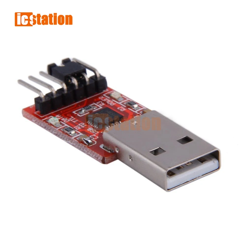 NEW CP2102 6PINS module USB 2.0 to TTL serial UART converter STC download cable PL2303 Super Brush line upgrade(RED) FOR arduino