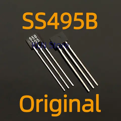 5pcs SS495B TO-92 Solid State Hall Effect Sensors High Performance Miniature Ratiometric Linear SS490 Series 95B 495B original