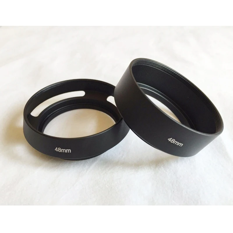 New 48mm Lens Hood + 55mm Cap For Canon Canonet QL17 GIII Free Shipping