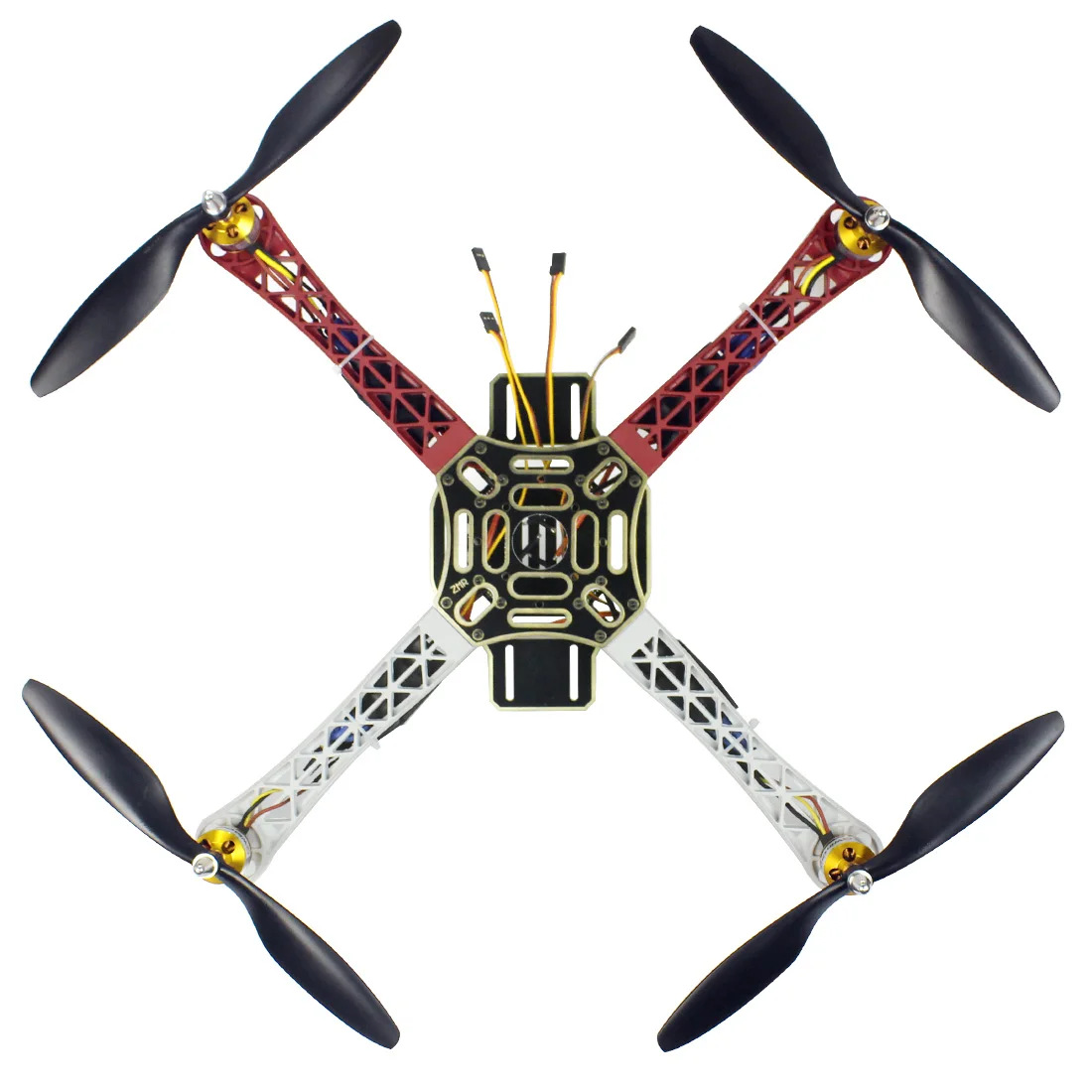 F450 450mm 4-Achsen Drohnen-Rahmenkit mit 2-3S 30A RC Brushless ESC A2212 1000KV Brushless Motor 13T 1045 CW CCW Propeller – Detail 5