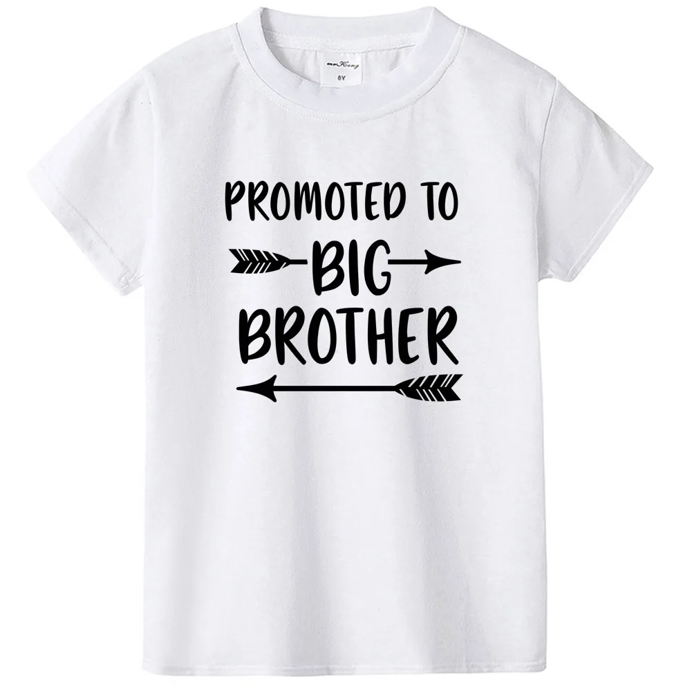 Camiseta de manga corta para niños y niñas, camisa de verano de promoción a Big Brother, ooo571