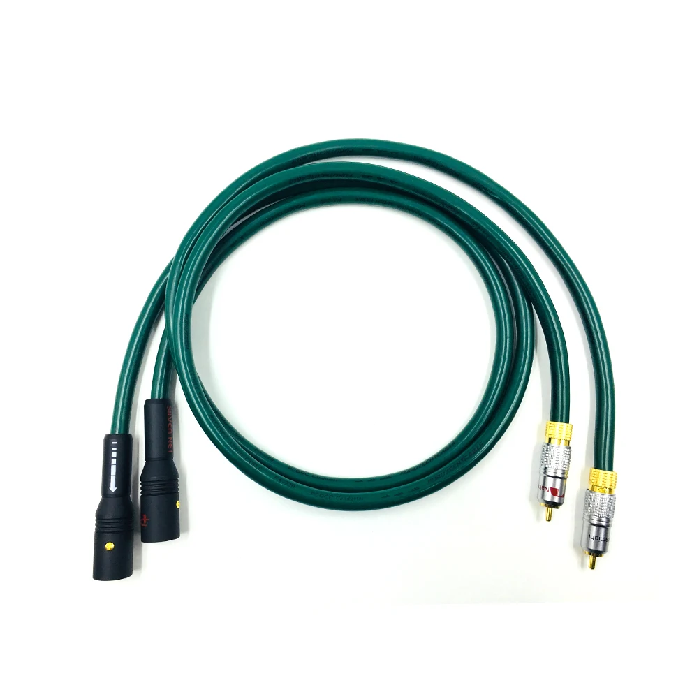 Hi-End OFC Hifi FA-220 OCC สายลําโพงลําโพงเครื่องขยายเสียงเครื่องเล่น CD DVD RCA เชื่อมต่อ