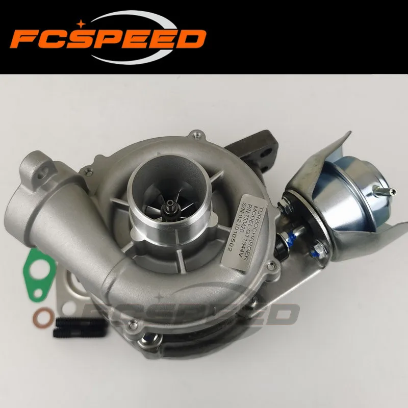 Upgrade 9+0 MFS Turbine GT1544V 753420 Turbo full turbo for Mini Cooper Citroen Ford Mazda Peugeot 1.6 HDi 80 Kw DV6TED 2004