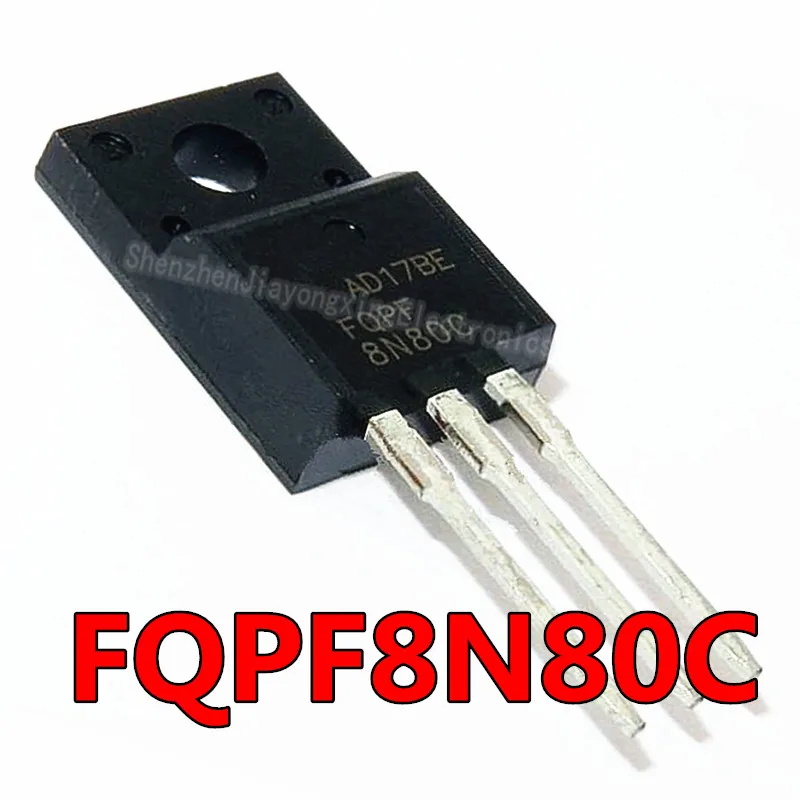 

10PCS FQPF8N80C TO-220F 8N80C 8N80 TO-220 FQPF8N80 TO220 new MOS FET transistor