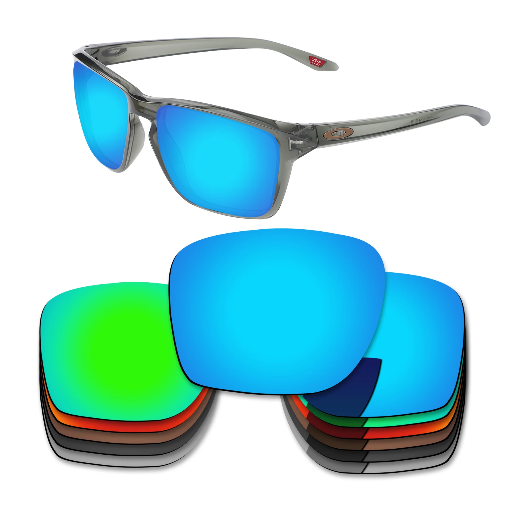 Lenti di ricambio Bsymbo per Oakley Sylas OO9448 57mm-occhiali da sole polarizzati-opzioni Multiple