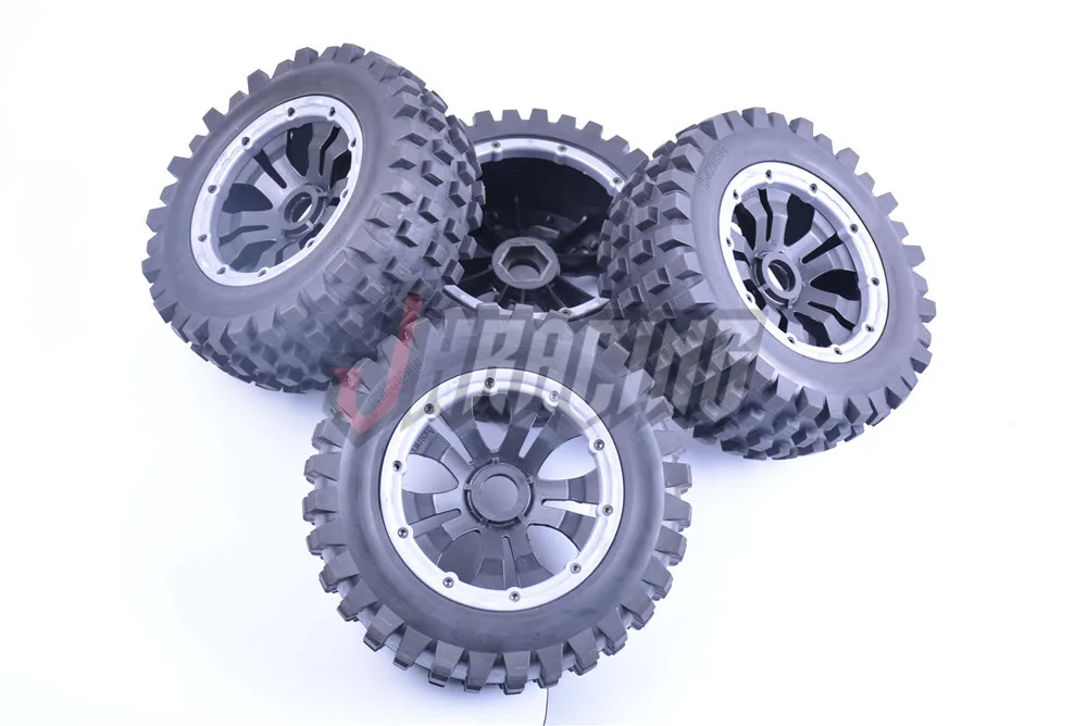 High wear resistance High strength off-road wheel assembly for 1/5 LOSI 5IVE-T ROVAN LT DTT 190*70MM