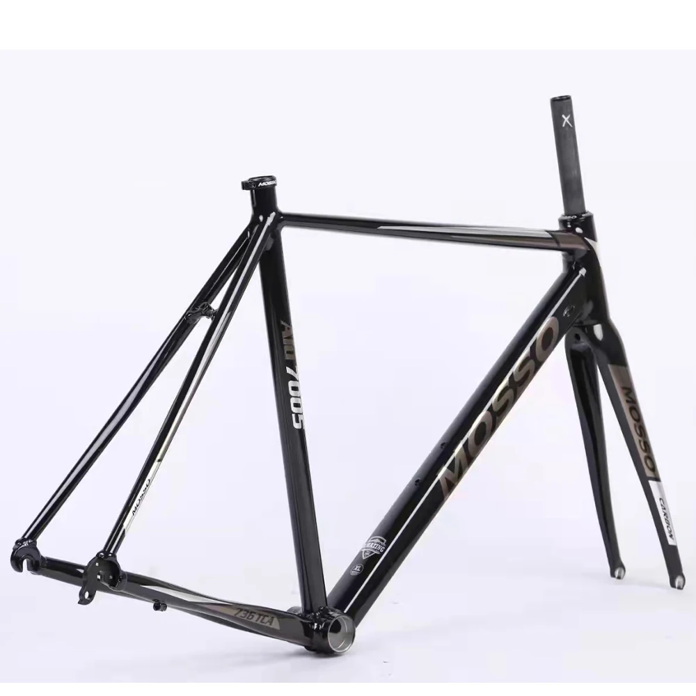 700C MOSSO 736TCA  Road Bike Frame With Full Carbon Front Fork Aluminum Alloy Ultra-light Frameset Bicycle Accessories