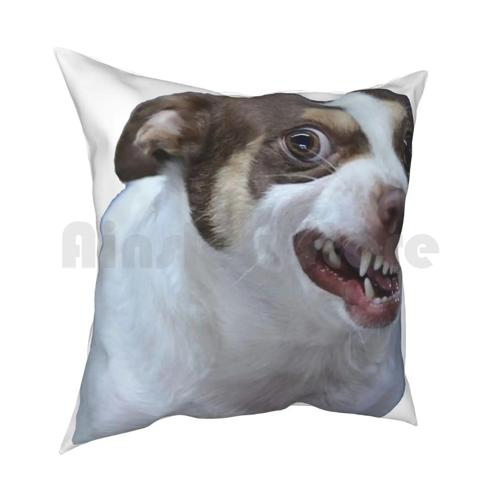 Mr Bubz Pillow Case Printed Home Soft Throw Pillow Mr Bubz Mr Bubs Bubz Bubs Dog Scary Dog Chihuahua Mean Dog Meme Memes