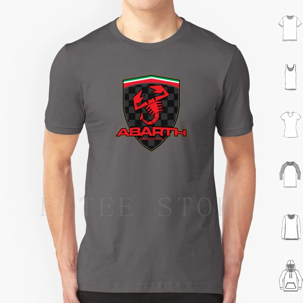 

Abarth Shield T Shirt Men Cotton 6xl Scuderia Abarth Scorpion 500 500 Robertob