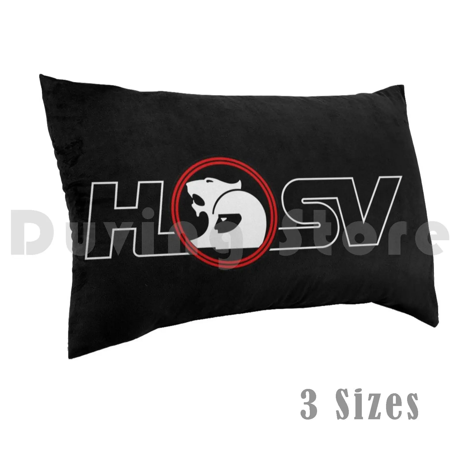 Hsv White Outline On Black Pillow Case Printed 50x75 Hsv Holden V8 Ve Monaro R8 Vxr8 Gm Ls Australia Aussie