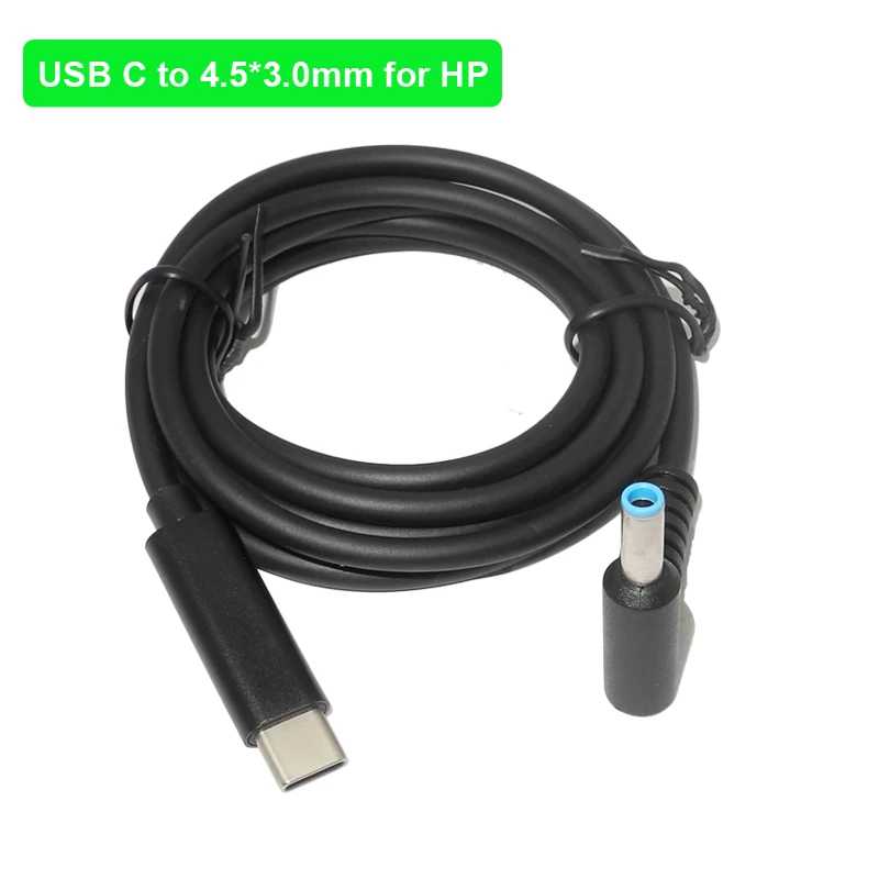 USB Type C PD Charging Cable Cord Dc Power Adapter Jack Converter to 14 Plugs Male for Lenovo Asus Dell Hp Laptop Charger