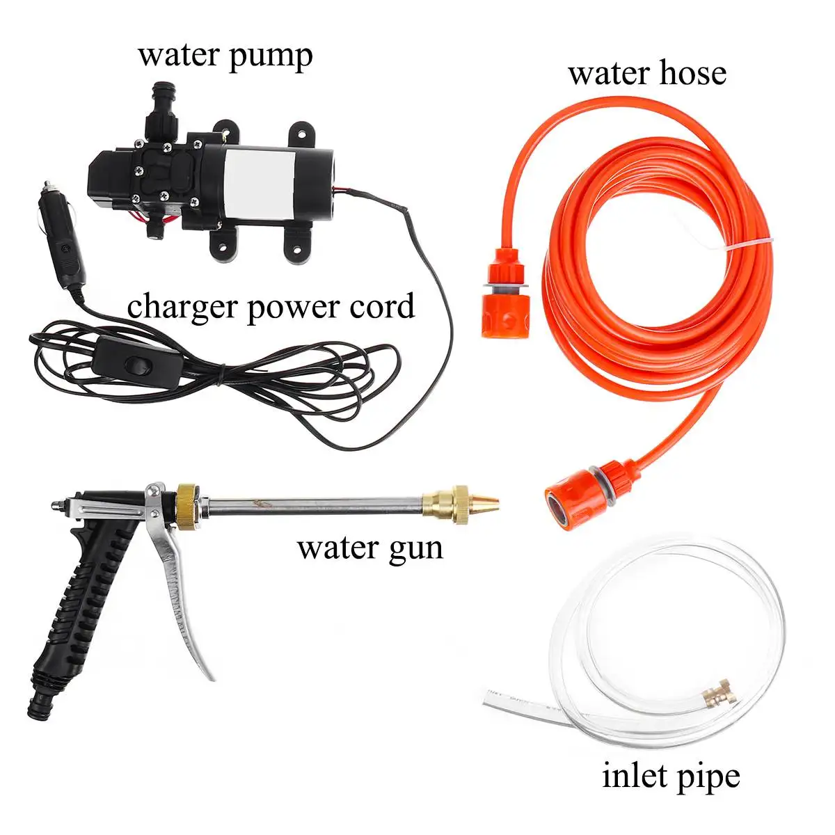 

Car Care Portable Washing Machine 12V 100W Car Washer Guns Pump High Pressure Cleaner Electric Cleaning Auto Device