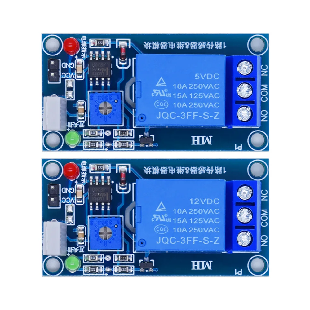 HR202 DC 5V 12V 1 Channal 1CH Humidity Sensor Switch Relay Module Control Board Humidity Sensor Module WAVGAT image 4