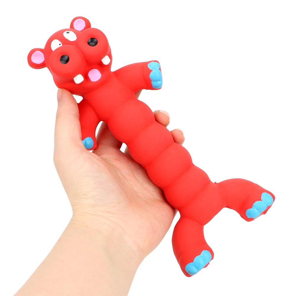 Creative Animal Shape Rubber Squeaky Sound Toy Dogs Cats Pets Supplies Dog Toys Pet Products Puppy Pet Play Chew Toys Cute