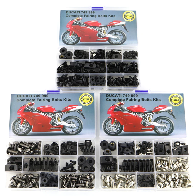 

Fit Fit For Ducati 749 999 Motorcycle Fairing Accessories Complete Full Fairing Bolts Kit Bodywork Washer Speed Nut Steel