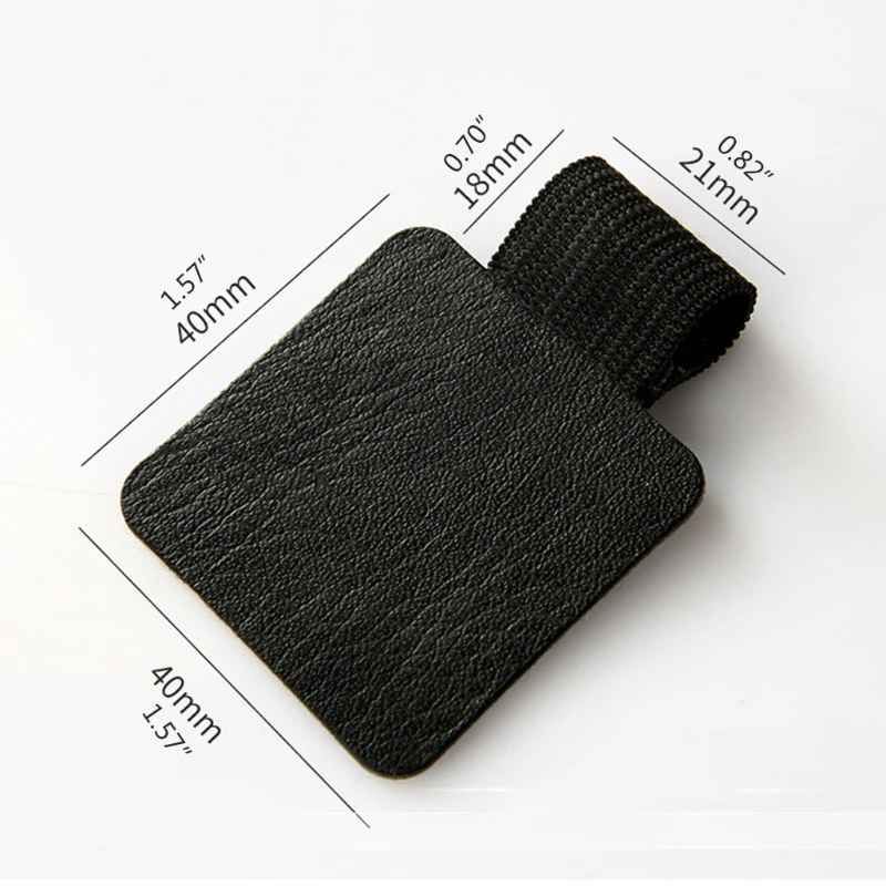 5 Pcs/Set Self-Adhesive Leather Pen Loop for Creative Notebook Pen Loop Holder Notebooks Accessories Pencil Elastic Loop