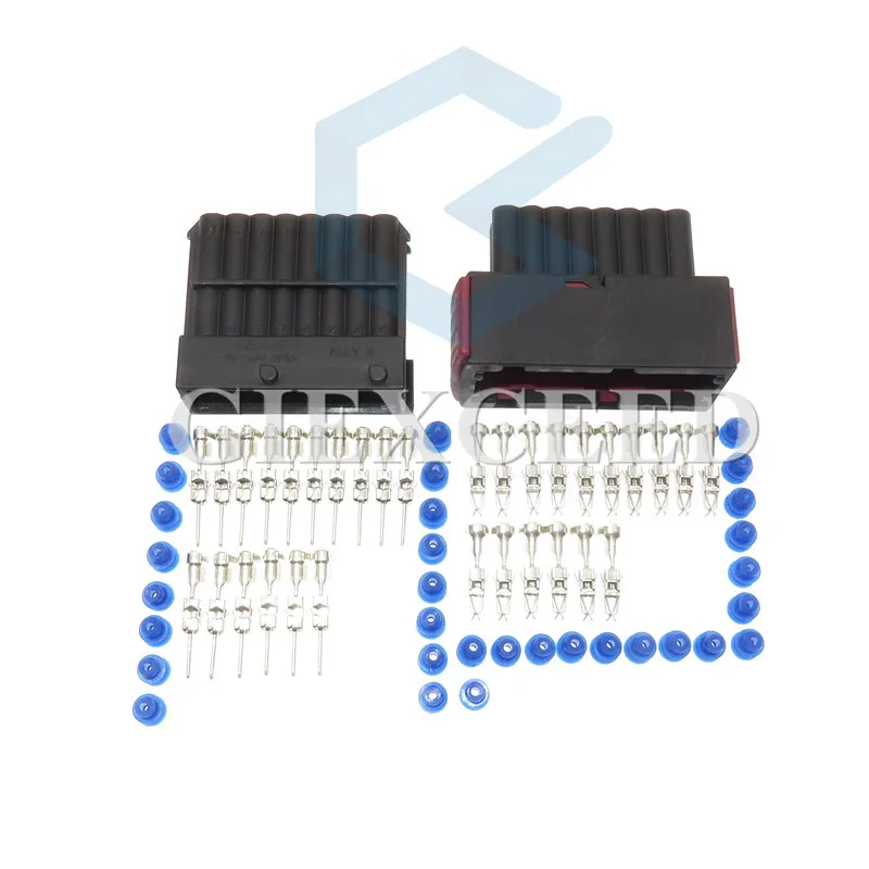 16 Pin 1-964449-1 1-965427-1 Female Male Waterproof Wire Harness Automotive Connector AC Assembly Car Sealed ECU Socket