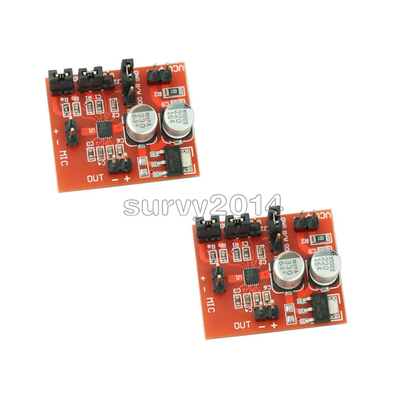 MAX9814 Electret Microphone Amplifier Board Module With AGC Function DC 3.6-12V