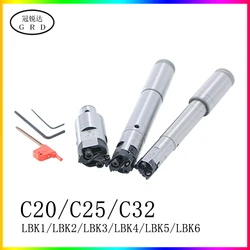 C20 C25 C32 tool holder LBK1 LBK2 LBK3 LBK4 LBK5 LBK6 LBK shank 2 flute boring cutter RBH20/25/32 adjustable coarse enamel head