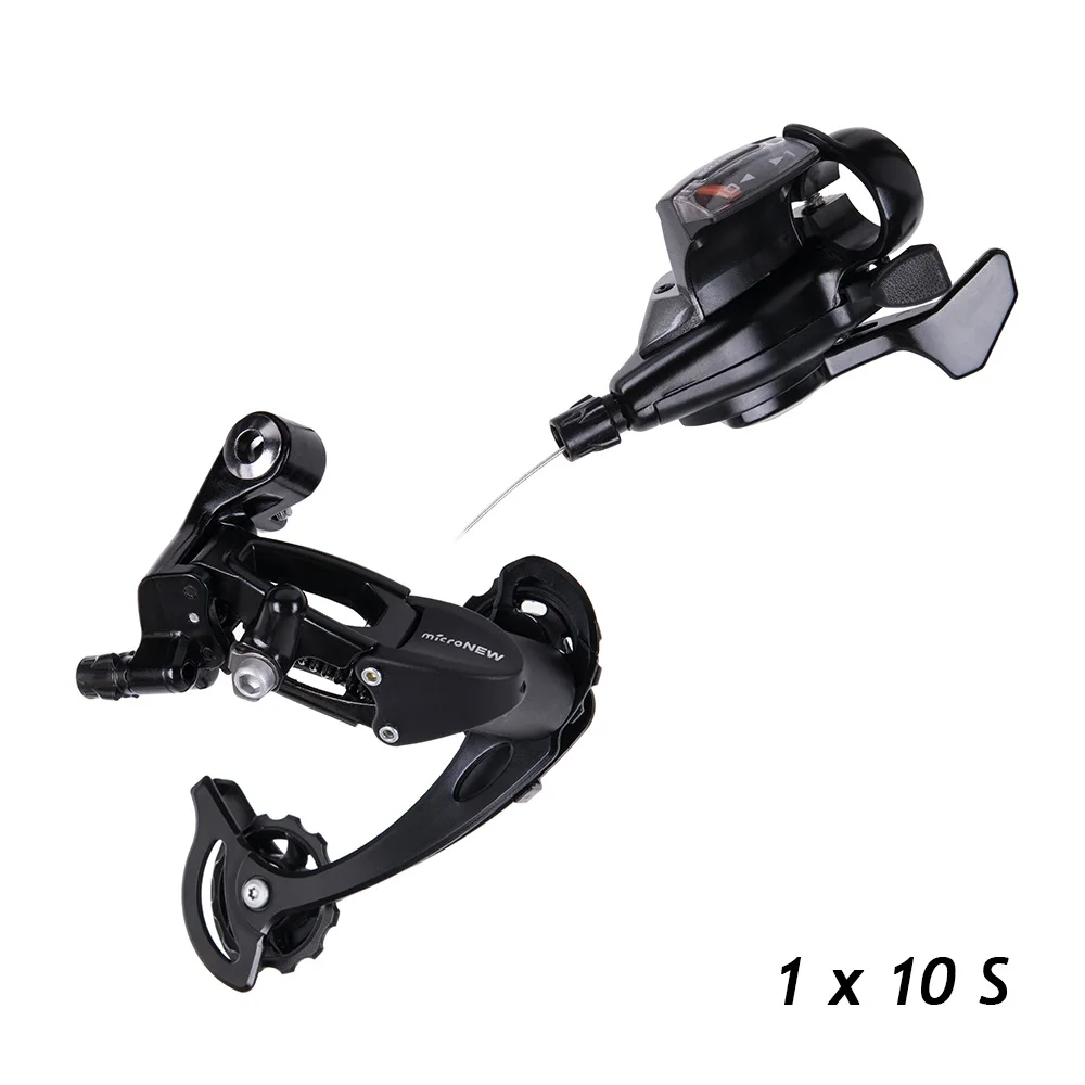 MTB Bicycle 10 Speed 1x10 Shifter Rear Derailleur Groupset for Shimano m610 m670 Sram x5 x7 single crankset chainset 10s system