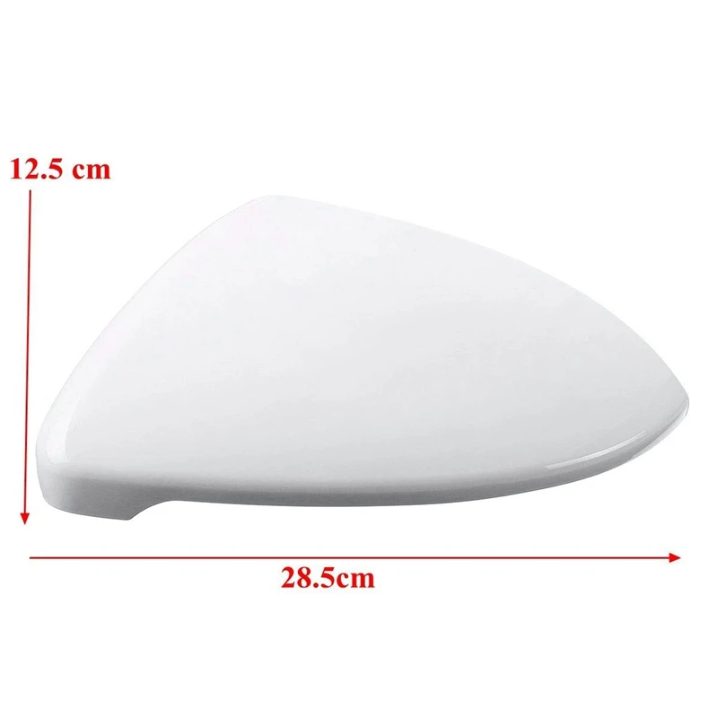 Zeroclearance Primed Front Left Rearview Side Wing Mirror Cap Cover For VW Golf 7 MK7 2013 2016 2015 5G0857537E GRU