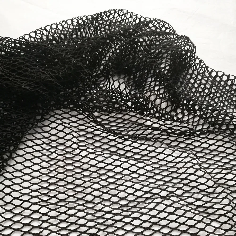 Sexy Fishnets Spandex Stretch Mesh French Designer Net Cloth, Fashion Shirt abbigliamento, Lingerie da cucito, Bikini da spiaggia Hollow Top