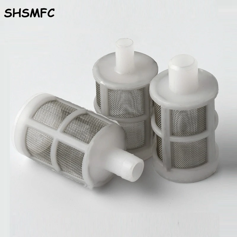 1-5Pc SS304 7mm 8mm 9mm  Stainless Steel Garden Micro Net Filter Irrigation Water Pump Protect Hose Mesh Filters