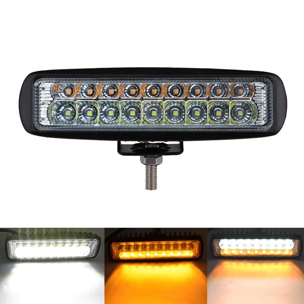 ECAHAYAKU Slim Led Light Bar 6\'\' 54W Work Light 12V Daytime Running Light Combo Beam for Off-road 4x4 Trucks Motorcycle Boat ATV