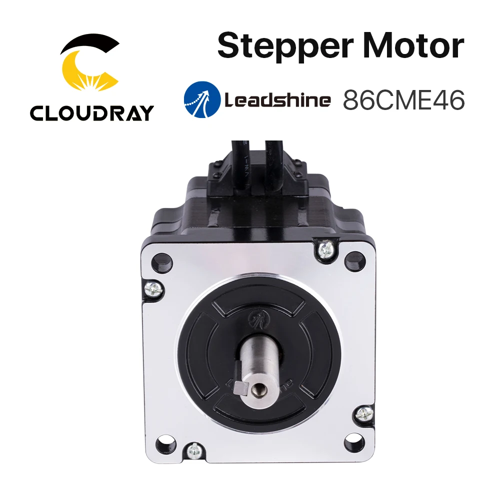 Leadshine Nema 34 Closed Loop Stepper Motor 4.6N.m 6.0A with Encoder (86CME46)  for CNC Router Engraving