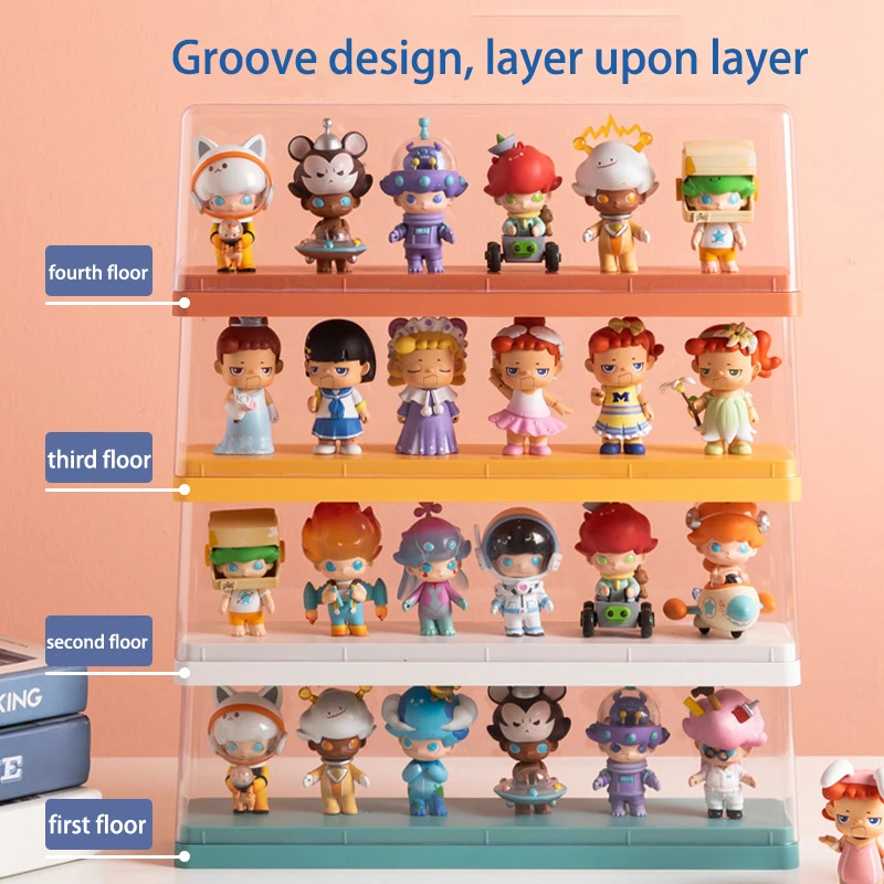 

Blind Box Showcase Display Stand Box Clear Acrylic Figures Display Case Garage Kits Collectible Model Art Crafts Doll Organizer