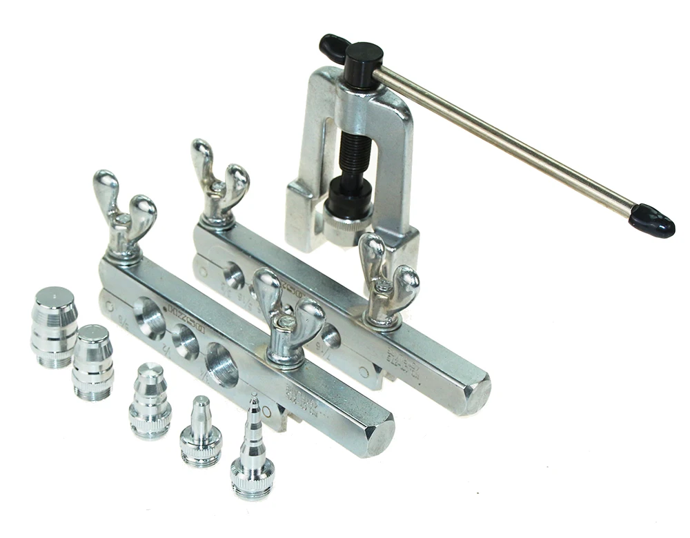 Gratis Verzending CT-275 1/8 "Tot 3/4" O.D.Tubing Affakkelen & Uitstampen Tool Kit Voor Zachte Koperen Pijp
