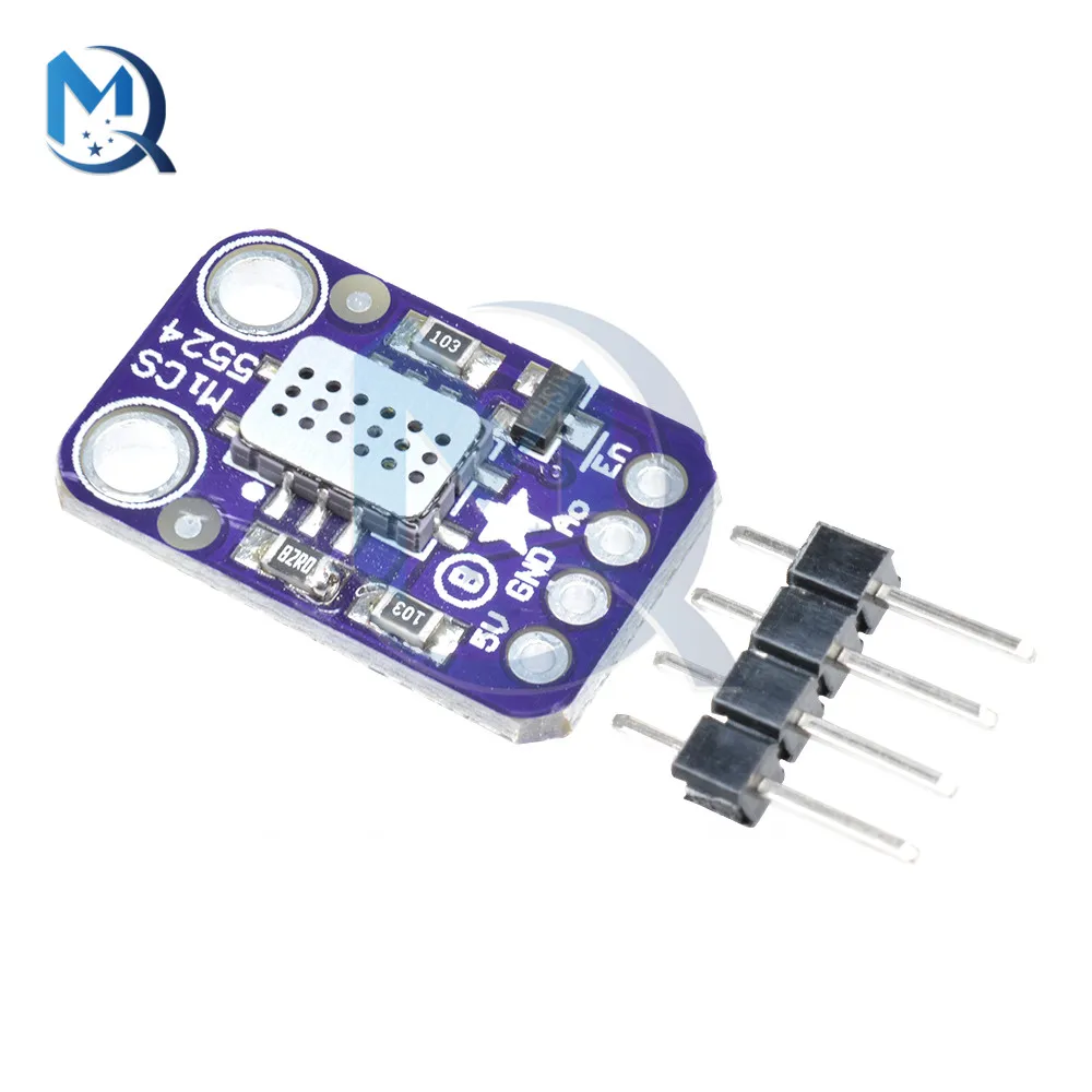 DC 5V MICS-5524 Air Quality Gas Sensor Module Carbon Monoxide Hydrogen Methane Monitoring Gas Sensor Detection Board