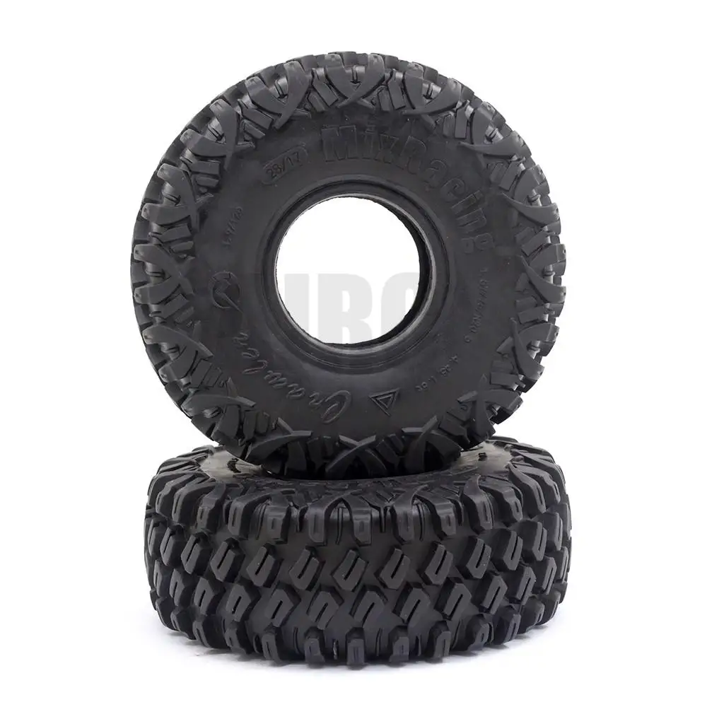 120MM 1.9inch Rubber Mud Grappler Tires for 1:10 RC Crawler Axial SCX10 90046 90047 TRX4 Defender G500 TRX6 G63 YIKONG