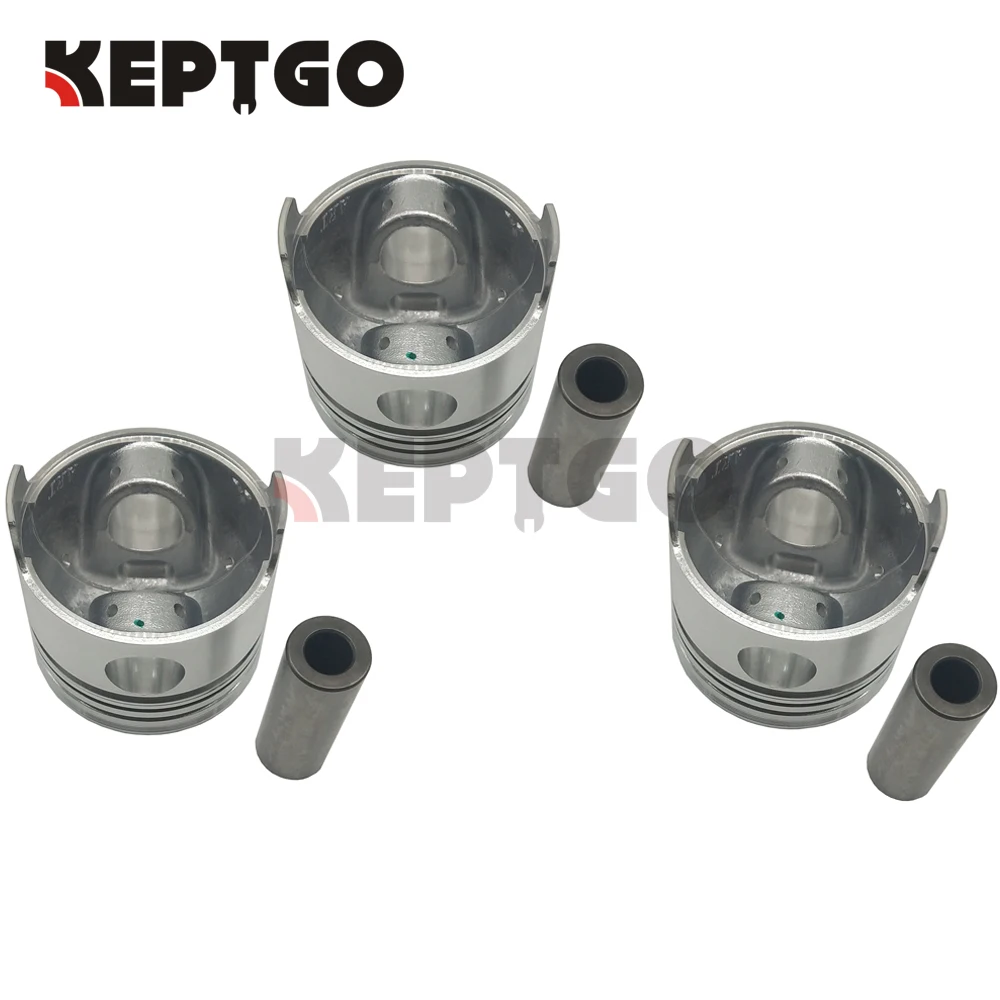 

3 SET S3L 78mm STD Piston with Pin For Mitsubishi Engine S3L S3L2