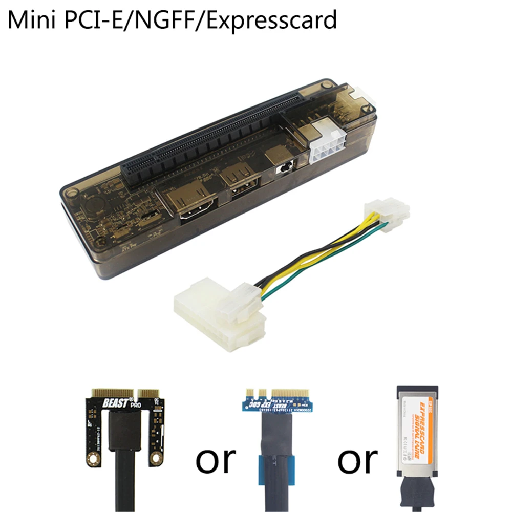 PCI-E EXP GDC Externe Laptop Video Karte Dock Grafikkarte Laptop Dock ( Mini PCI-E / NGFF M.2 A/E Schlüssel/Expresscard Interface)