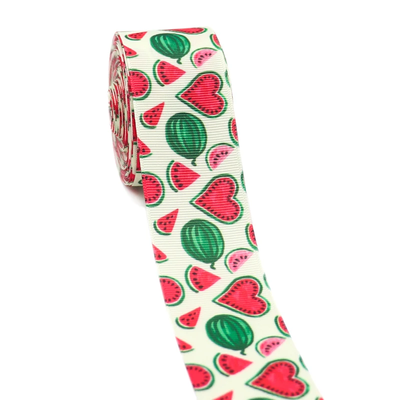 10 Yards 1,5" 38MM Frucht-Ananas-Printed-Kordelband für Haaraccessoires, DIY-Bastelbedarf, Nähen, Handarbeit Y2021051301 – Detail 5