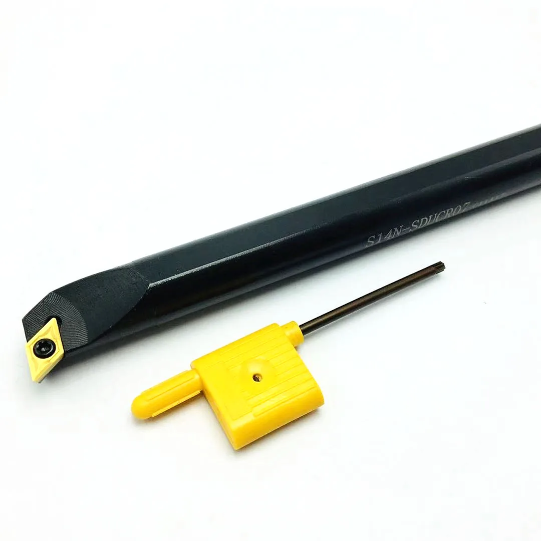 S12M-SDUCR07 S08K-SDUCR07 S16Q-SDUCR07 portautensili per tornitura interna + inserto in metallo duro DCMT070204 inserto per tornitura CNC