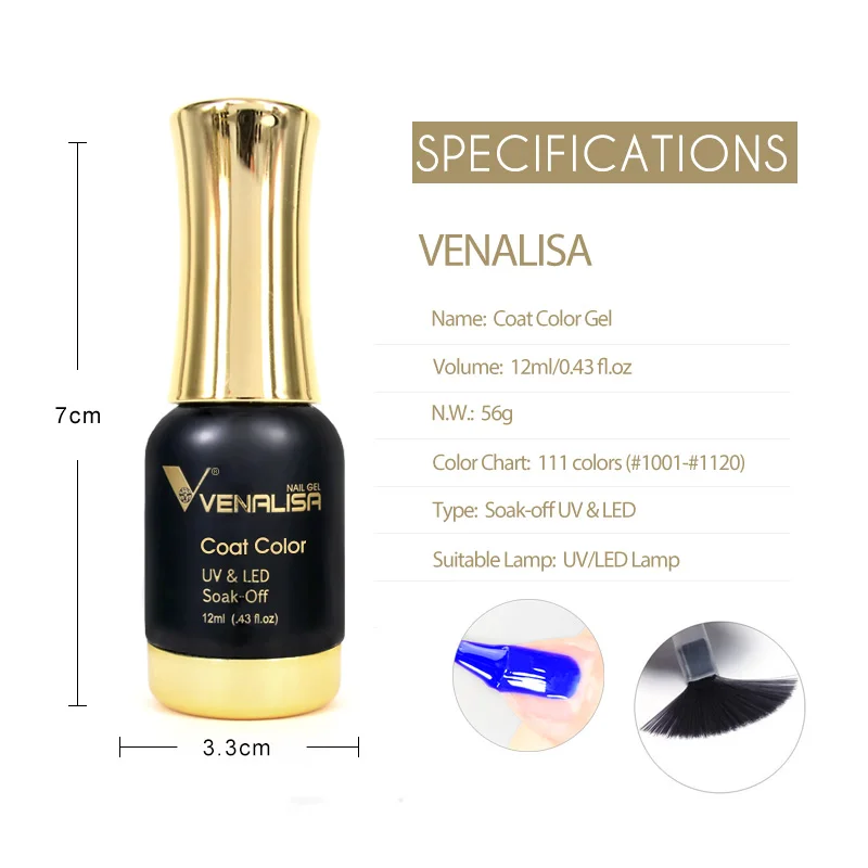 120 stücke/Kit Ven alisa VIP Nagellack # Weihnachts gel 12ml Lack Gel politur glänzend wunderschöne Farbe Nagel Gel Emaille Set – Detail 12